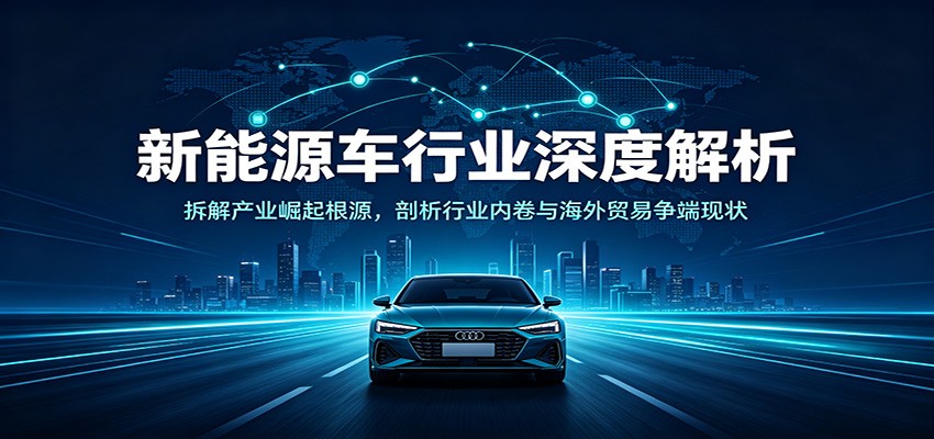 新能源车行业深度解析：拆解产业崛起根源，剖析行业内卷与海外贸易争端现状-百盛轻创