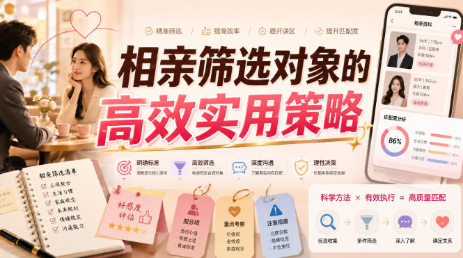 付费文章：相亲筛选对象的高效实用策略-百盛轻创