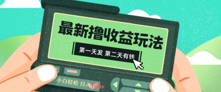 2024最新撸视频收益玩法，第一天发，第二天就有钱-百盛轻创