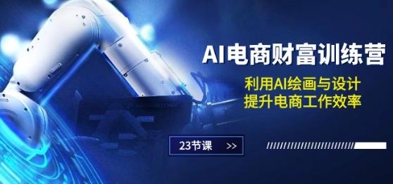 AI电商-财富训练营：利用AI绘画与设计，提升电商工作效率(23节课)-小艾项目网