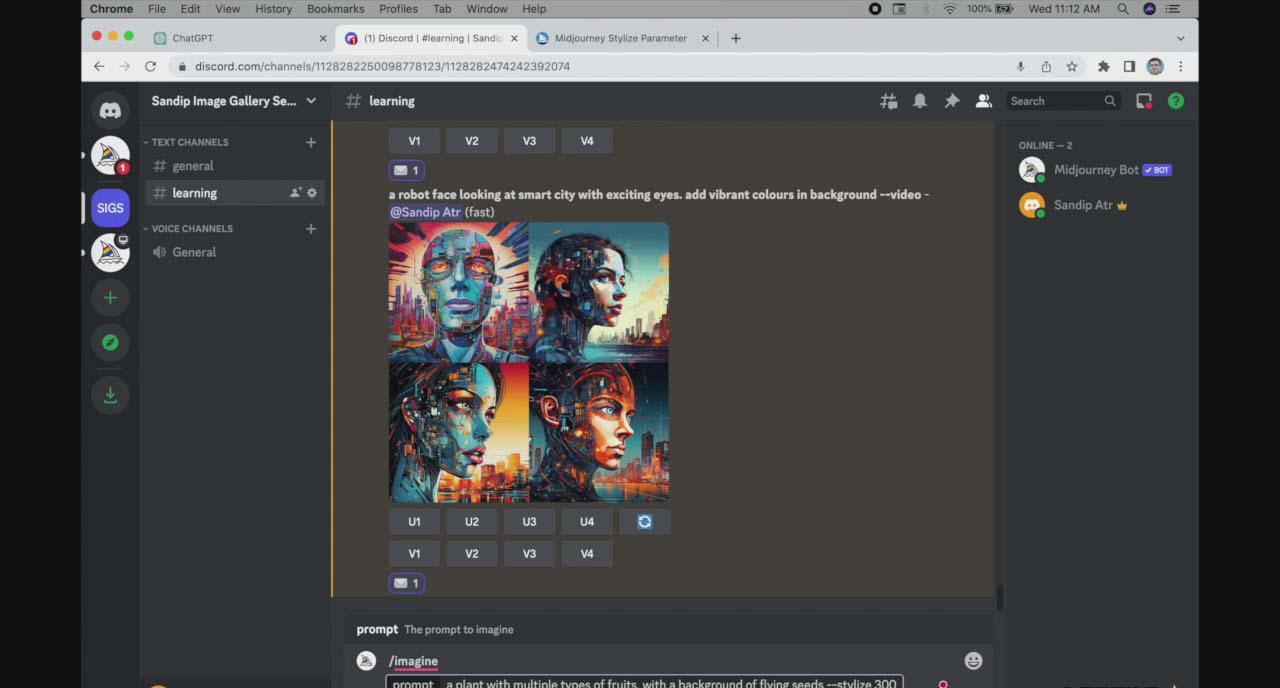 图片[2]-ChatGPT4 和 MidJourney AI 绘画聊天革命性指南教程-33节视频课-中英字幕-百盛轻创