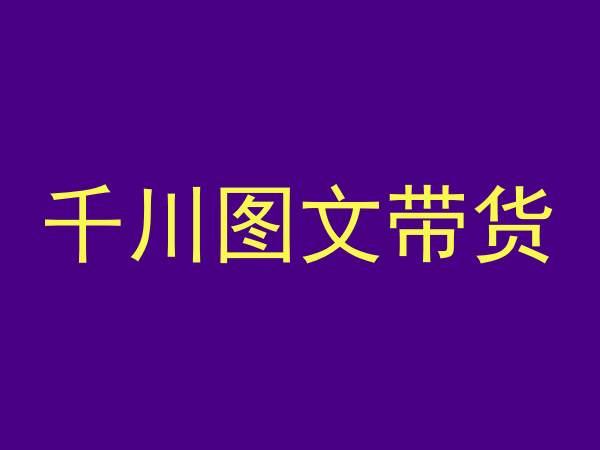 千川图文带货，测品+认知+实操+学员问题，抖音千川教程投放教程-百盛轻创