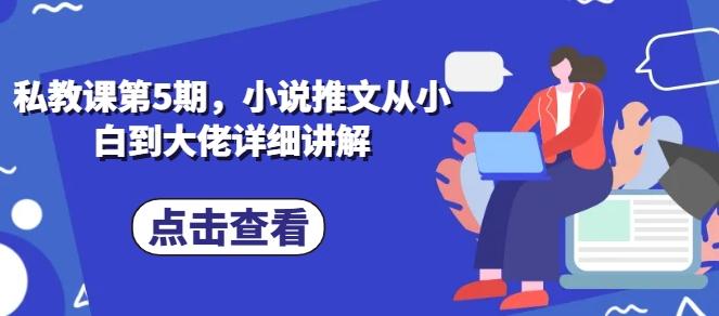 私教课第5期，小说推文从小白到大佬详细讲解-百盛轻创