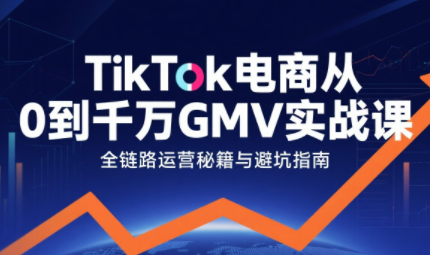 三千老师·TikTok电商从0到千万GMV实战课-百盛轻创