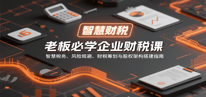 老板必学企业财税课：智慧税务、风险规避、财税筹划与股权架构搭建指南-百盛轻创