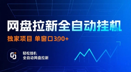 网盘拉新全自动挂G，独家项目，全自动运行完成拉新做任务，单窗口3张+【揭秘】-小艾项目网