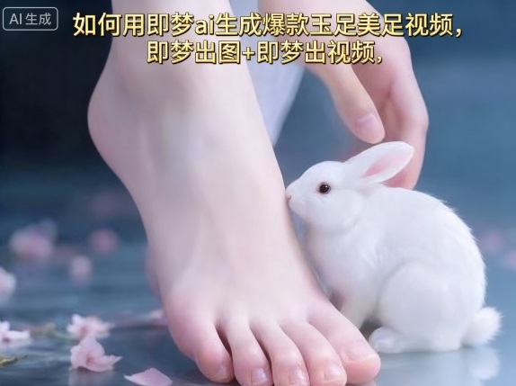 如何用即梦ai生成爆款玉足美足视频，即梦出图+即梦出视频，快速涨粉-百盛轻创