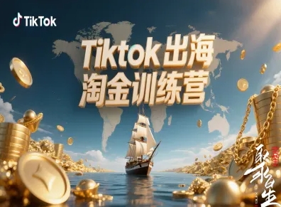Tiktok出海淘金训练营，跨境电商TK实战变现-百盛轻创