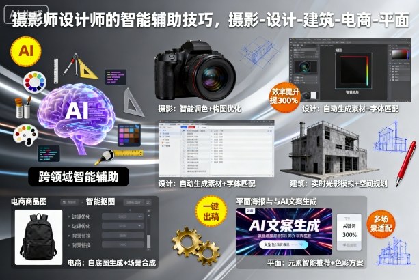 摄影师设计师的智能辅助技巧，摄影-设计-建筑-电商-平面-百盛轻创