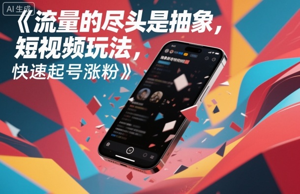 流量的尽头是抽象，抽象新奇特短视频玩法，快速起号涨粉-百盛轻创