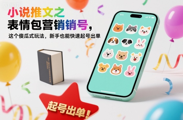 小说推文之表情包营销号,这个傻瓜式玩法,新手也能快速起号出单