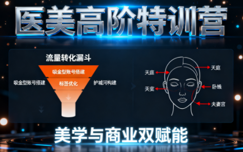 0-1000万医美高阶特训营课程-小艾项目网