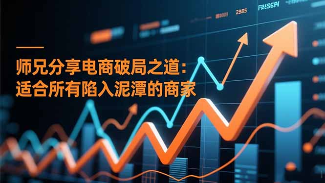 师兄分享电商破局之道：适合所有陷入泥潭的商家-小艾项目网