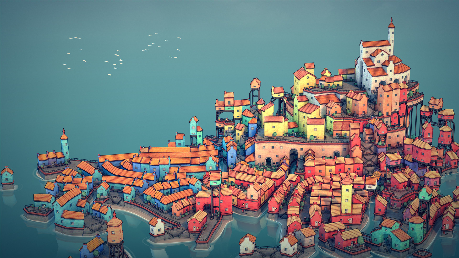《城镇设计师 Townscaper》Switch中文版NSP下载 – 含1.0.1补丁-小艾项目网