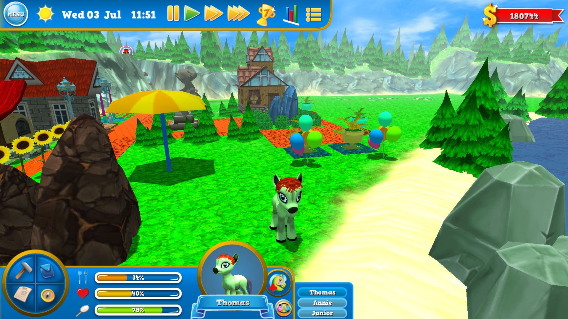 《小马世界3 Pony World 3》Switch英文版NSP下载-百盛轻创