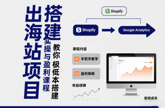 小淘出海站项目，搭建实操与盈利课程，手把手教你用极低成本搭建-百盛轻创