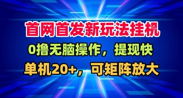 全网首发挂G，盒子自动賺米，单机20+，可矩阵放大，长期稳定运营【揭秘】-小艾项目网