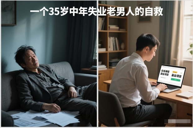 付费文章：一个35岁中年失业老男人的自救-百盛轻创