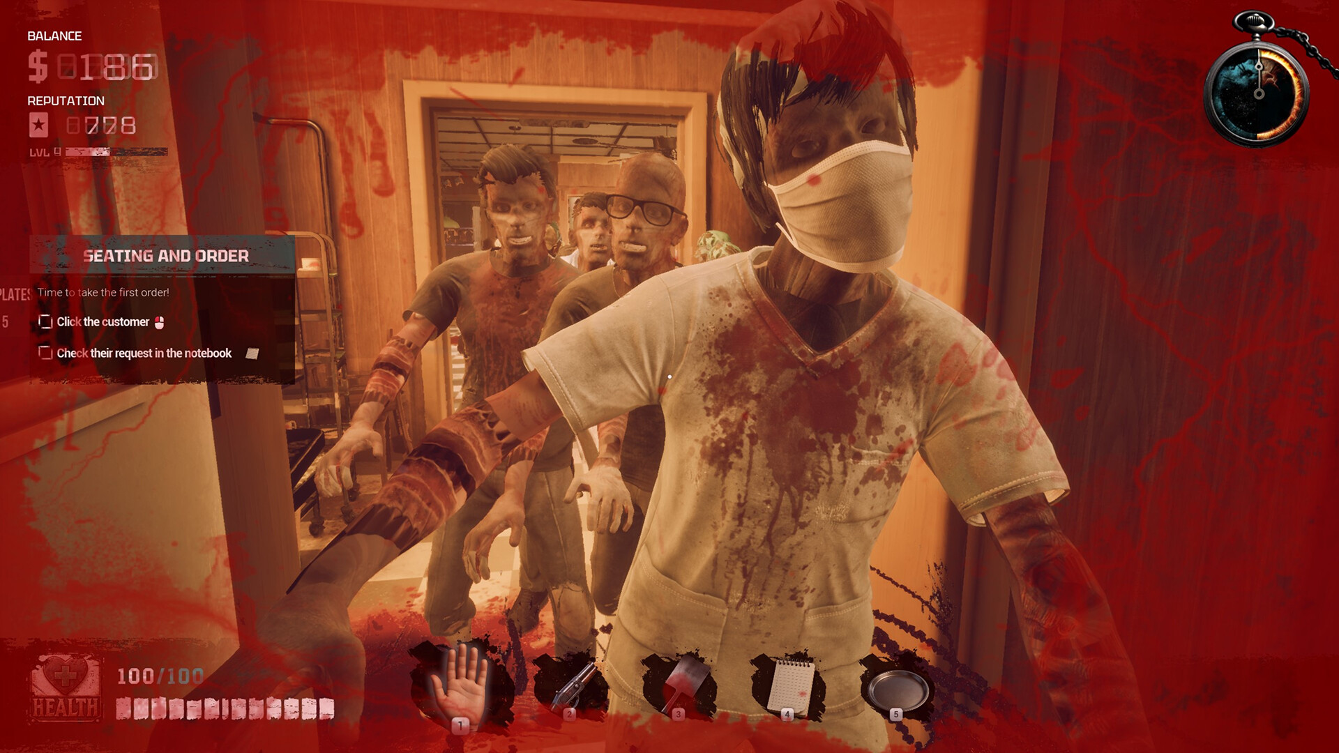 《僵尸餐馆模拟器/Zombie Diner Simulator》PC中文版下载-含Build.21164432-小艾项目网