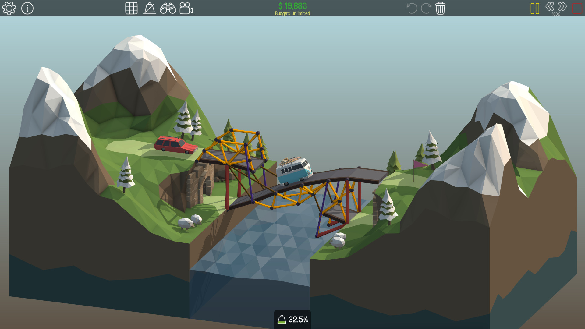 《桥梁建筑师 Poly Bridge》Switch中文版NSP下载 – 含1.1.0补丁-百盛轻创