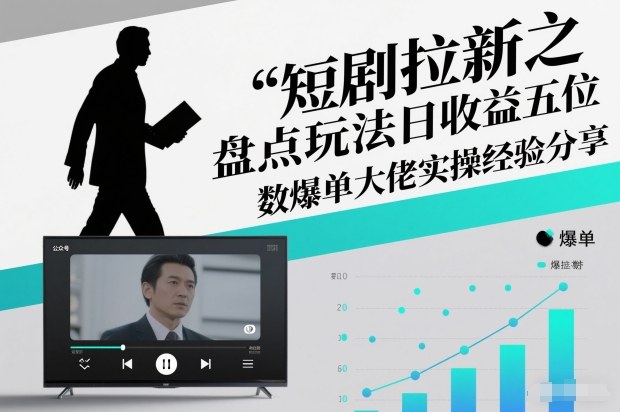 短剧拉新之盘点玩法日收益五位数爆单大佬实操经验分享-百盛轻创