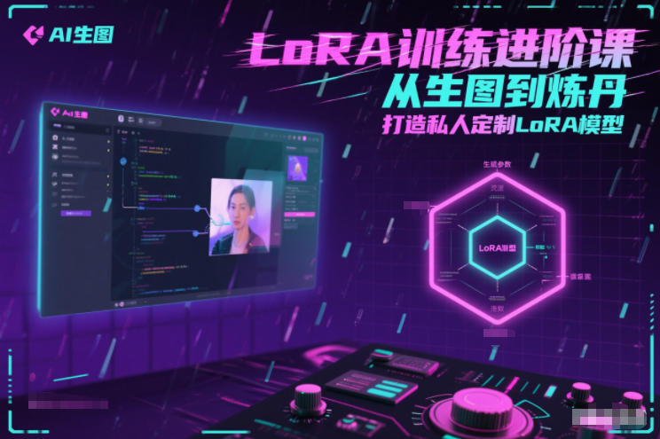 LoRA训练进阶课，从生图到炼丹，打造私人定制LoRA模型-百盛轻创