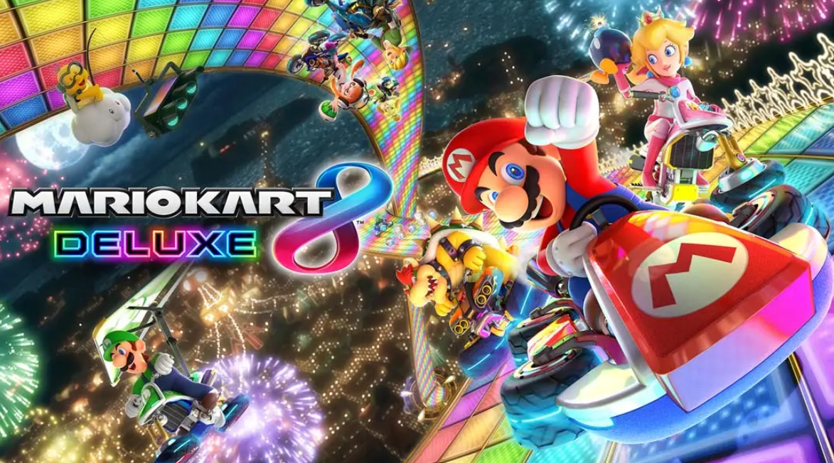 《马里奥赛车8豪华版 Mario Kart 8 Deluxe》Switch中文版NSP下载 – 含3.0.5补丁+1DLC-百盛轻创