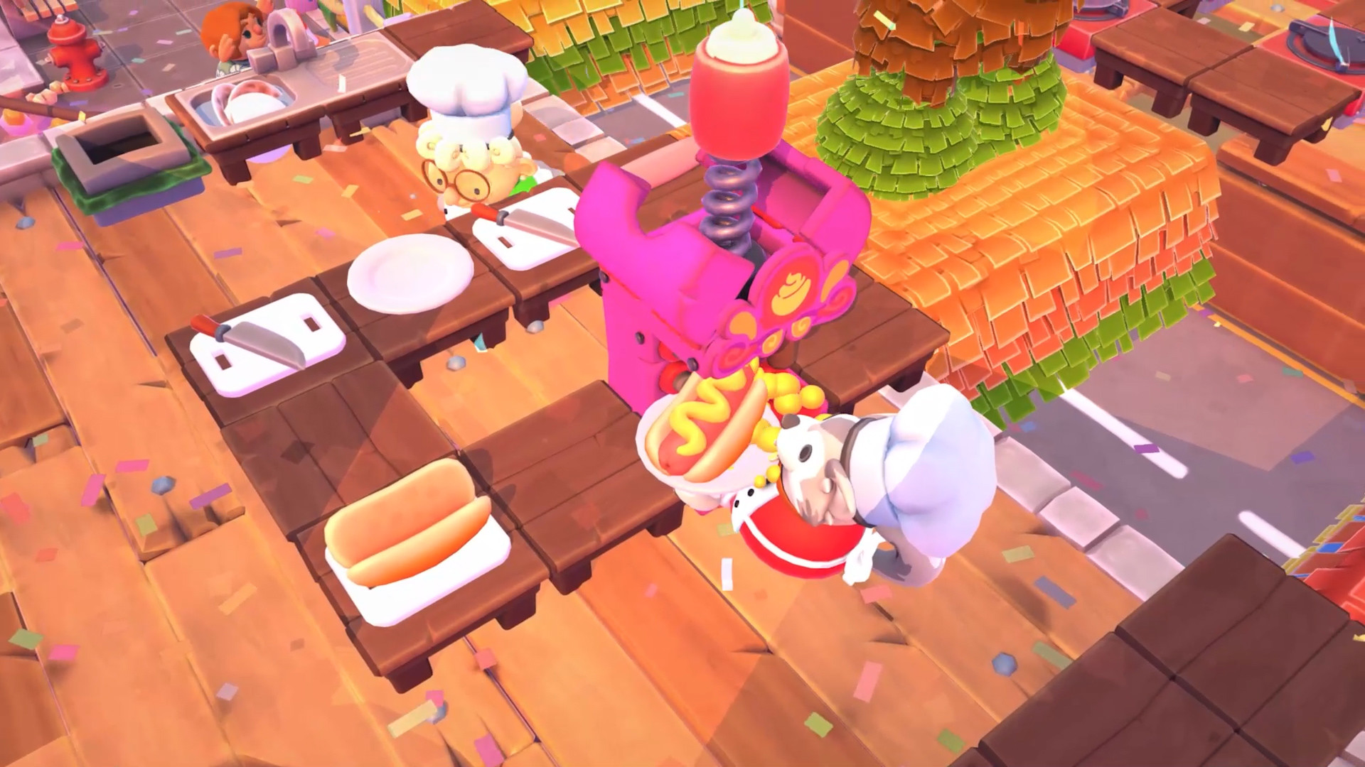 《煮糊了2 分手厨房2 Overcooked2》Switch美版中文版NSP下载 – 含1.0.19补丁+5DLC-百盛轻创