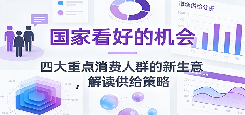 公众号付费文章：国家看好的机会，四大重点消费人群的新生意，解读供给策略-百盛轻创
