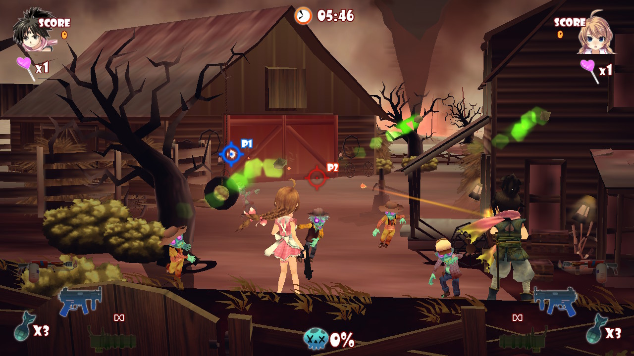 《僵尸梦游仙境DX .Zombie Panic in Wonderland DX》Switch美版英文NSP下载 – 含1.0.2补丁-百盛轻创