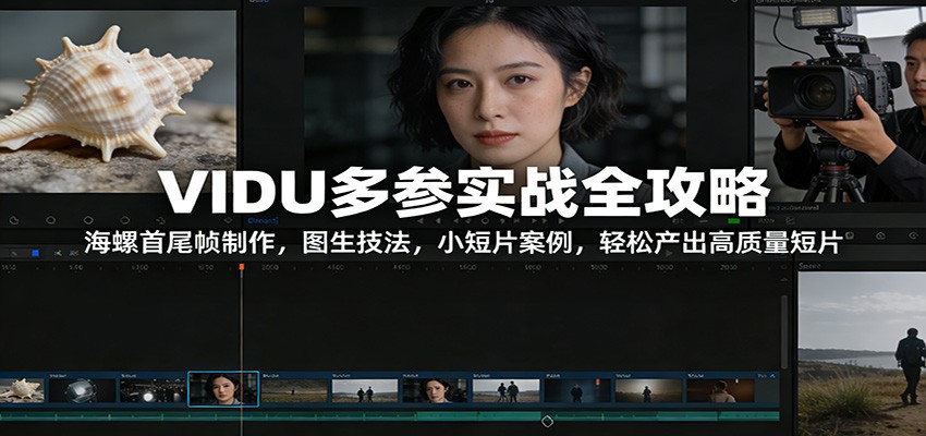 VIDU多参实战全攻略：海螺首尾帧制作，图生技法，小短片案例，轻松产出高质量短片-百盛轻创