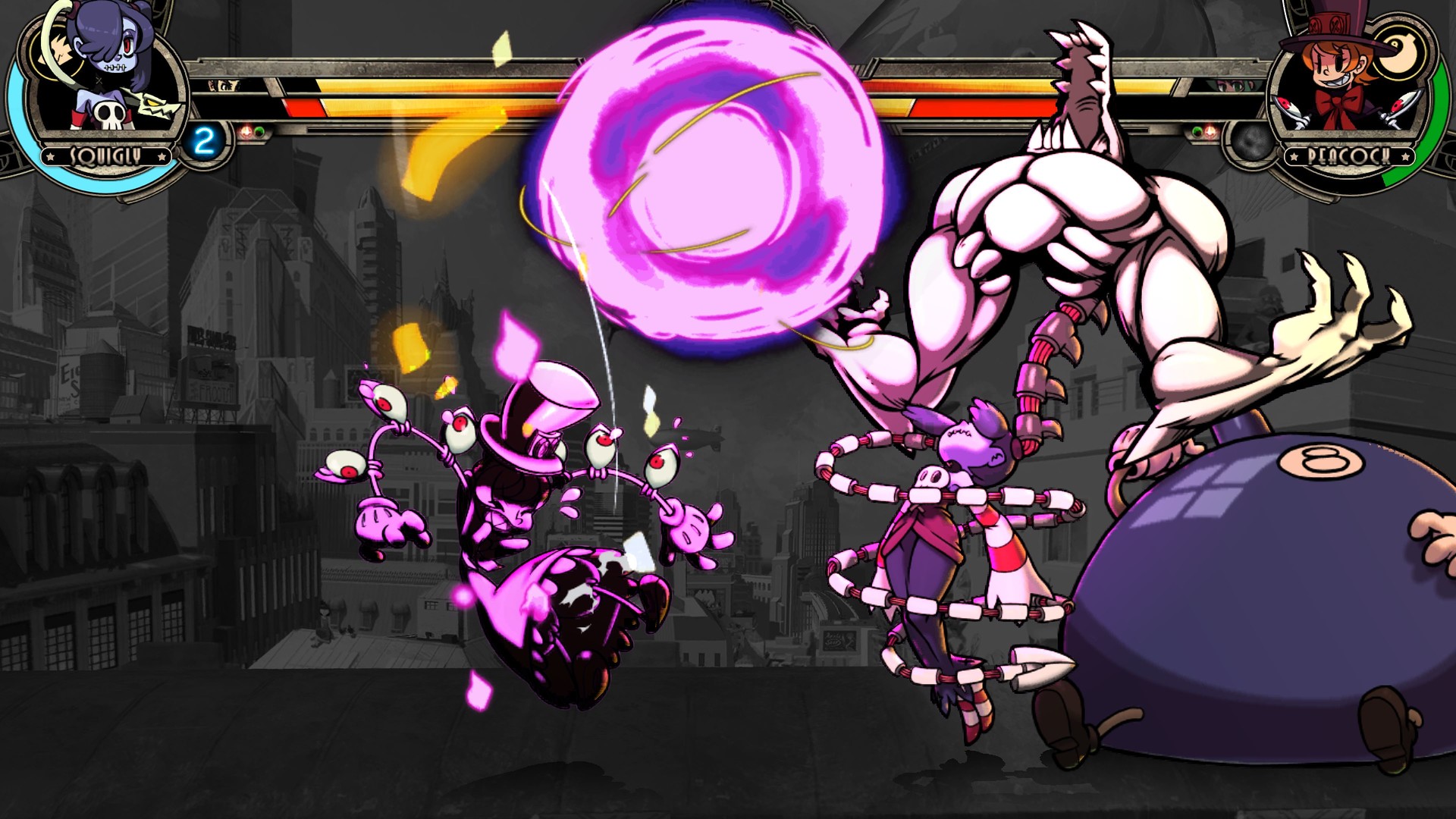 《骷髅女孩：二度返场 Skullgirls: 2nd Encore》Switch美版英文NSP下载 – 含1.0.11补丁+5DLC-小艾项目网