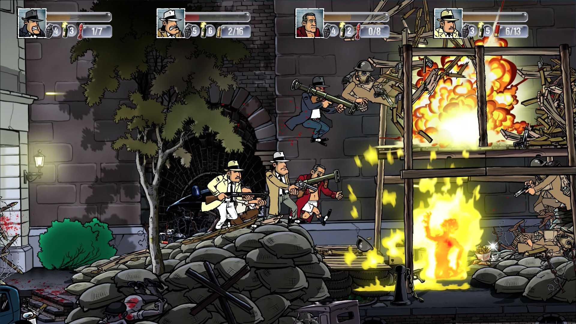 《枪血意大利黑手党 Guns, Gore & Cannoli》Switch美版中文NSP下载 – 含1.0.1补丁-百盛轻创
