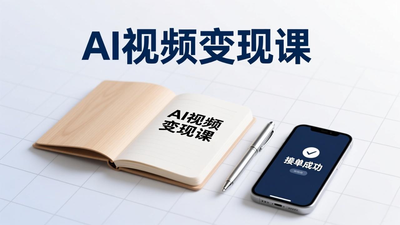 AI视频变现课，学完即可创作短片、接商单，实现副业增收，单项目报价可达千元-百盛轻创