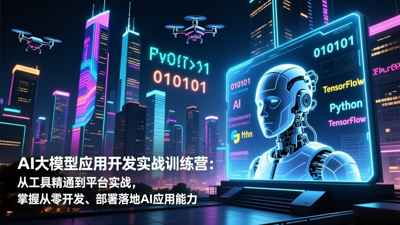 AI大模型应用开发实战训练营：从工具精通到平台实战，掌握从零开发、部署落地AI应用能力-百盛轻创