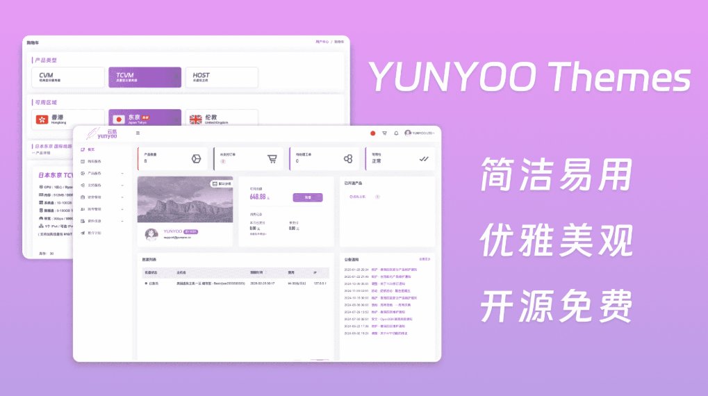 魔方财务系统 YUNYOO财务系统 新秀魔方收银系统 购物车+会员中心模板-百盛轻创