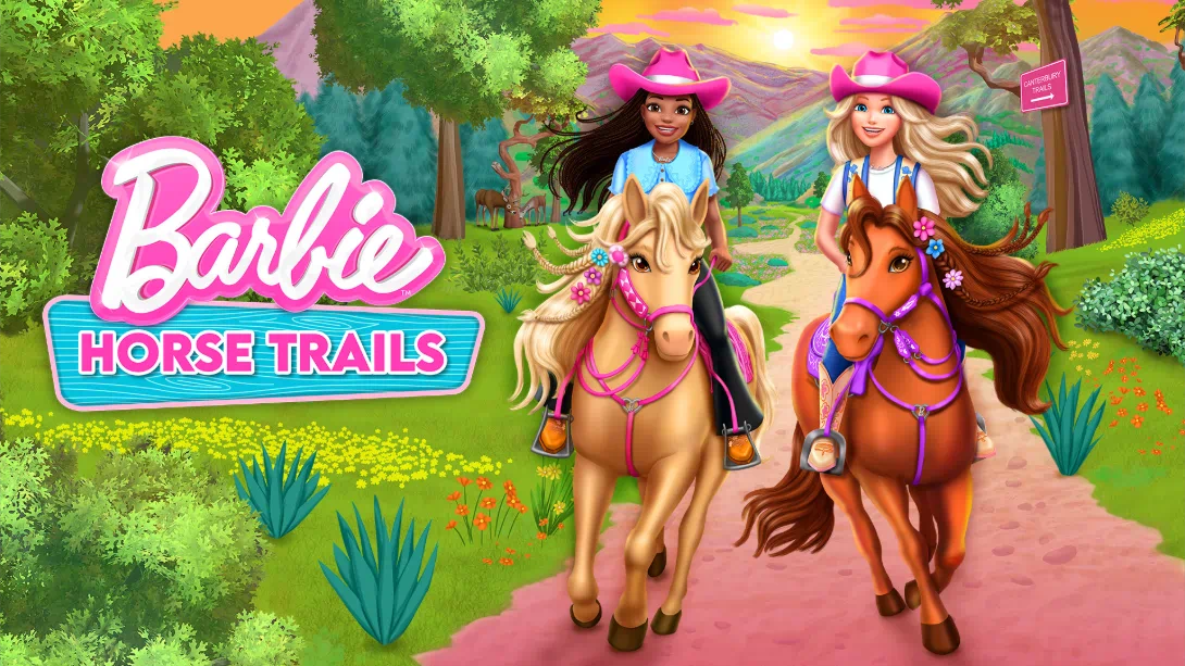 【美版】芭比马术小径 .Barbie Horse Trails 中文-小艾项目网