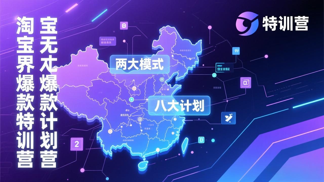 淘宝无界爆款训练营：2026年1月杭州线下高端集训课，3天构建两大模式八大计划体系-百盛轻创