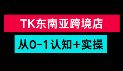 TikTok东南亚跨境从0-1认知实操课-百盛轻创