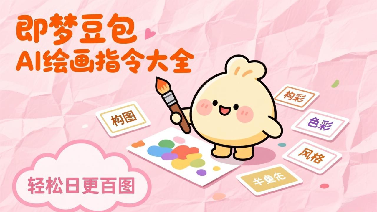 即梦豆包AI绘画指令大全：海量关键词库一键复制，出图效率提升10倍，轻松日更百图-小艾项目网