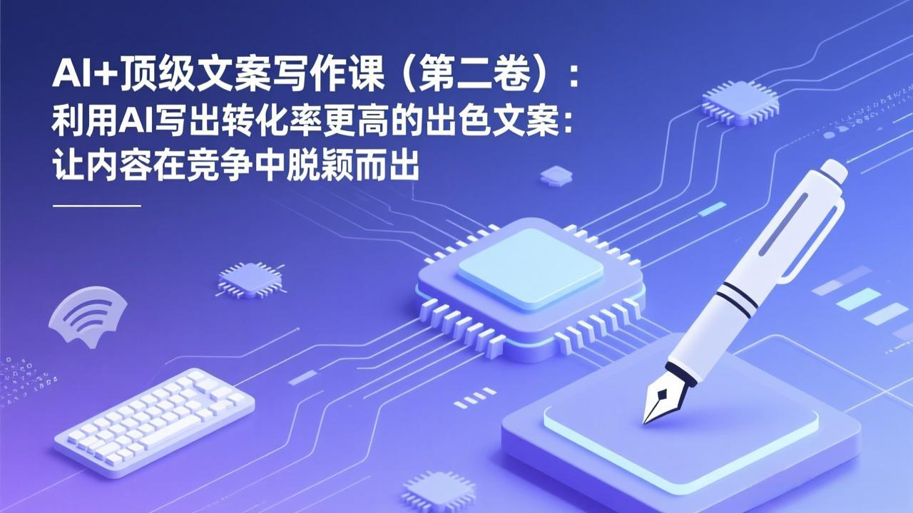 AI+顶级文案写作课(第二卷-小艾项目网