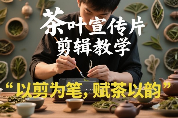 茶叶宣传片剪辑教学，以剪为笔，赋茶以韵，新手也能拍出高级感-小艾项目网