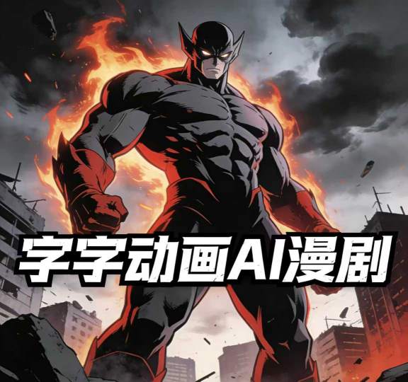 字字动画AI漫剧2026年第1期系统课程，小白看完就能学会实操的漫剧课，单人月收1-3W-百盛轻创