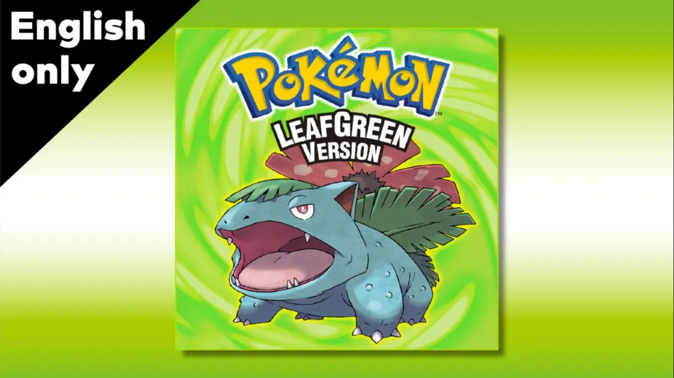 【美版】宝可梦叶绿 .Pokemon LeafGreen 中文汉化-小艾项目网