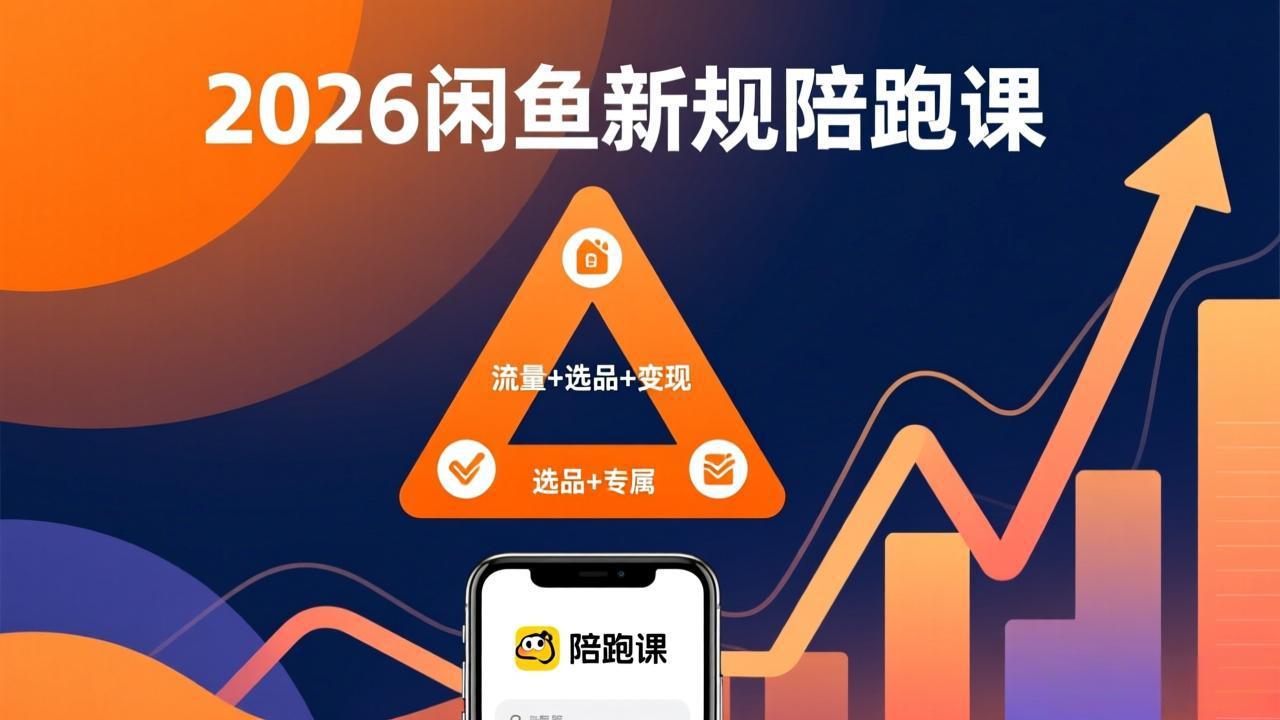 2026闲鱼高阶陪跑课全新上线，带你吃透新规玩转选品流量，从零搭建稳定变现盈利体系-百盛轻创