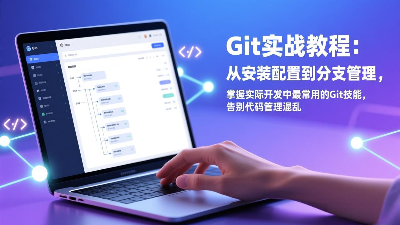 Git实战教程：从安装配置到分支管理，掌握实际开发中最常用的Git技能，告别代码管理混乱-百盛轻创
