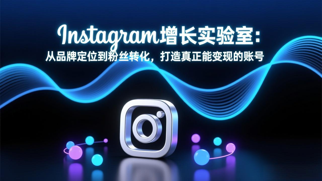 Instagram增长实验室：从品牌定位到粉丝转化，打造真正能变现的账号-小艾项目网