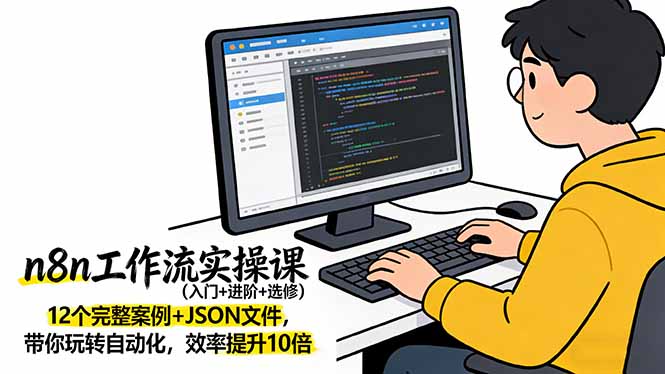 n8n工作流实操课(入门+进阶+选修-小艾项目网