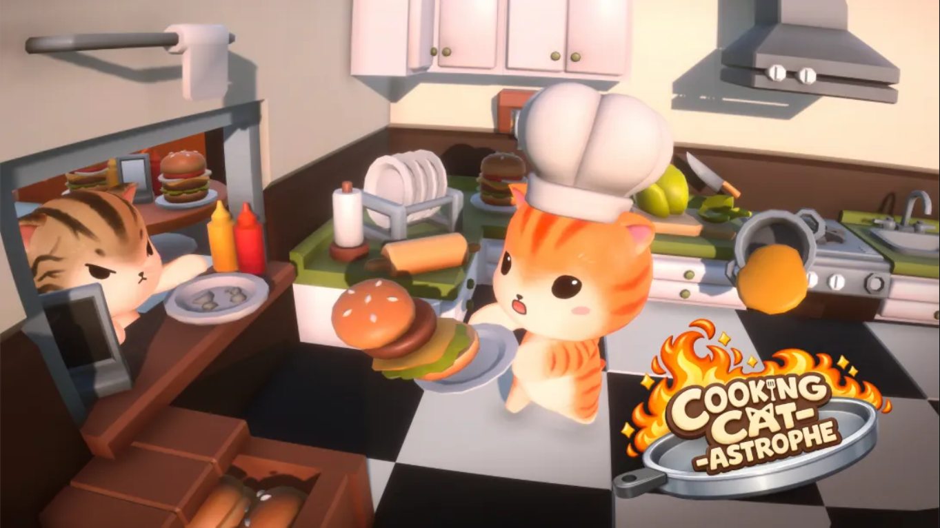 【美版】猫咪闹厨房 .Cooking Cat-Astrophe 中文-小艾项目网