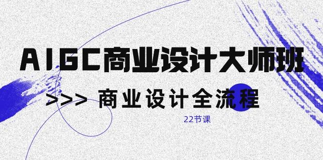 AIGC-商业设计大师班，商业设计全流程(22节课-百盛轻创